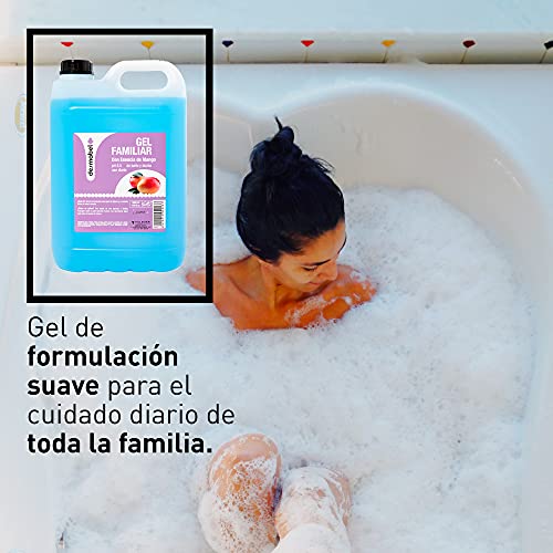 Desmabel Gel Familiar con Esencia de Mango, Gel Garrafa de Baño y Ducha, Ph 5.5, Uso Diario.Gel para Toda la Familia, Gel Manos, Formulación Suave, 5000 Ml