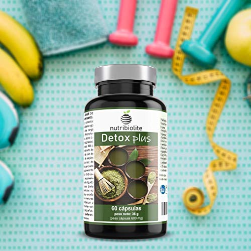 Detox Plus - Complemento alimentício natural con 13 ingredientes para auxiliar en el proceso depurativo natural del cuerpo