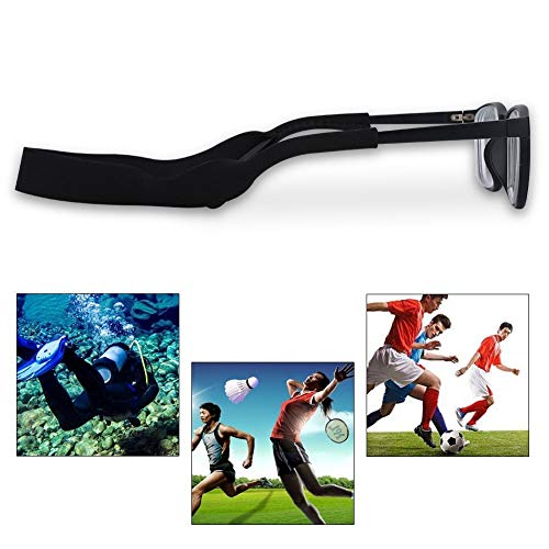 DEWIN Elástico Gafas Deporte,Cinta Gafas Deporte Gafas Deportivas Correa Elástica para el Cuello Cordón de Sujeción Cadena Cordón para Anteojos 5 Piezas