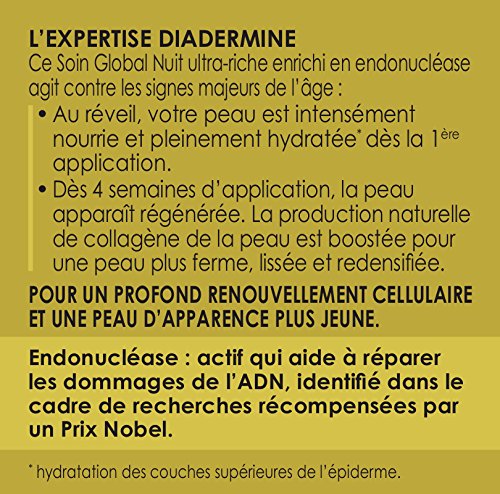 Diadermine - Expert Fondamental - Crème de Nuit - Anti-âge - Pot 50 ml