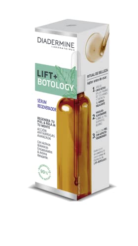 Diadermine LIFT+ Botology Sérum Antiarrugas Regenerador- Con activos botánicos encapsulados- 99% Ingredientes origen natural