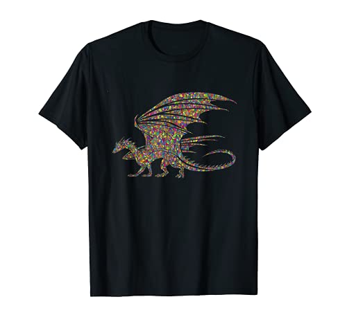 Diseño de fantasía épica y clásico de dragón occidental Camiseta