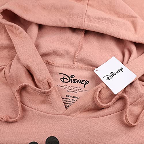 Disney Mickey Chill Sudadera con Capucha, Rosa, S para Mujer