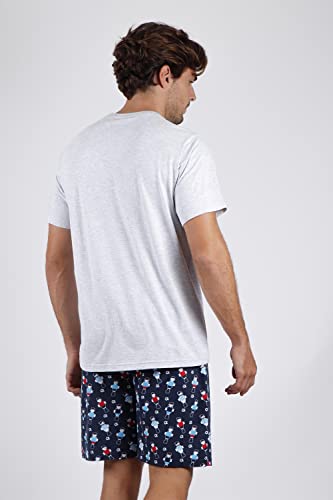 Diver Pijama Manga Corta Futbolin para Hombre