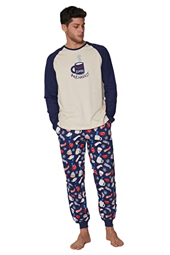 Diver Pijama Manga Larga Family Breakfast para Hombre