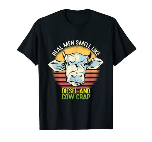 Divertidos hombres reales huelen a diesel y vaca basura diesel Camiseta