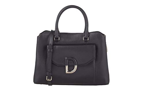 DKNY R94DHG01 BGD Karan New York - Bolso de mano para mujer, color negro y dorado