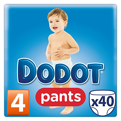 Dodot Pañales Pants, Talla 4, para Bebes de 8-15 kg - 40 Pañales