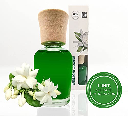 DOJA Barcelona | Ambientador Casa sin Palitos | 60 Días | Aroma Dama de Noche | Ambientadores de Hogar Decorativo sin Mikado | Olor Natural | Botellas Ambientador Hogar Duradero: Casa, Baño.