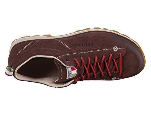 Dolomite Zapato Cinquantaquattro Low, Zapatillas Deportivas Unisex Adulto, Dark Brown Red, 42 EU