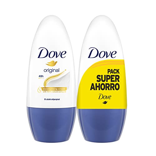 Dove Duplo Desodorante Original Roll On, 2 x 50 ml