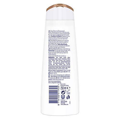 Dove Secrets de cuidado champú Coco 250 ml – juego de 2