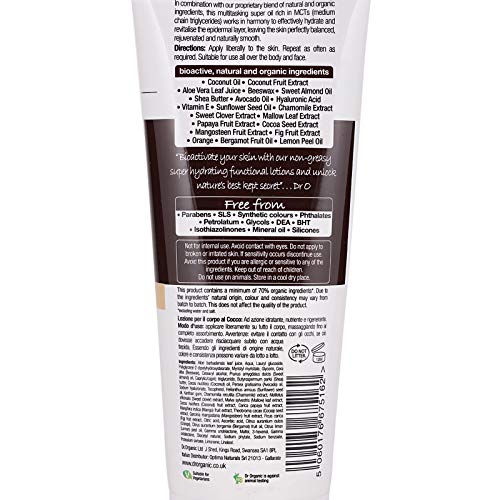 Dr. Organic Locion Corporal Aceite Coco Organico 200Ml 1 Unidad 500 g