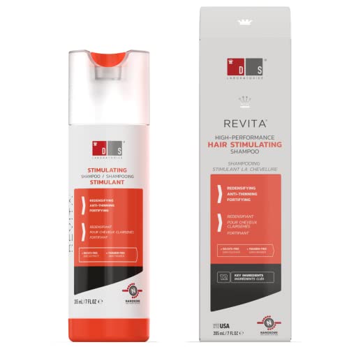 DS Laboratories Revita Champú Anticaída Estimulante del Crecimiento del Cabello. Con Biotina, Cafeína y Taurina. 205 ml