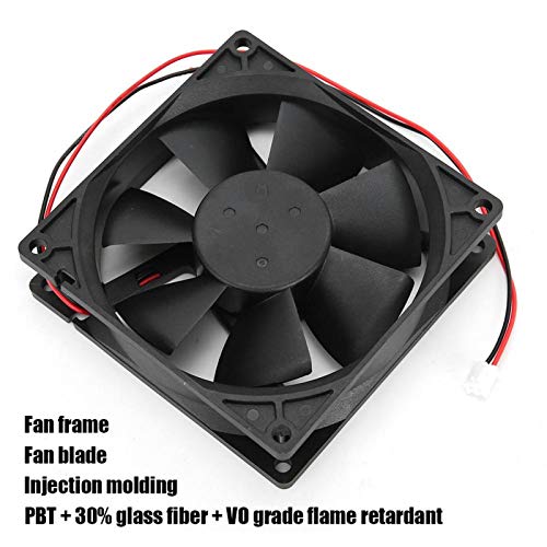 Durable 180000 Horas Disipador de Calor más frío 24V 0.40A Ventilador de enfriamiento de Alta Velocidad Bobinas de Cobre Puro Ventilador de disipación de Calor de tamaño pequeño para PC