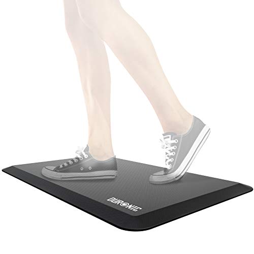 Duronic DM-MAT1 Alfombra de Goma Suelo Antifatiga Ergonómica Reposapiés de Oficina, Suave y Mullido para Evitar Dolores de Rodilla, Piernas y Pies en la Oficina, Cocina y Comercios