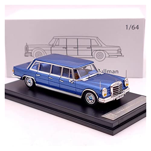 DZYWL Kits Modelos Coches Clásicos 1:64 For Mercedes-Benz Pullman 600 Convertible 1966 Modelo De Coche De Aleación Estática Colección De Adultos Regalo Manualidades De Juguete Regalo Amor Vacaciones