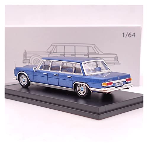 DZYWL Kits Modelos Coches Clásicos 1:64 For Mercedes-Benz Pullman 600 Convertible 1966 Modelo De Coche De Aleación Estática Colección De Adultos Regalo Manualidades De Juguete Regalo Amor Vacaciones