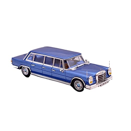 DZYWL Kits Modelos Coches Clásicos 1:64 For Mercedes-Benz Pullman 600 Convertible 1966 Modelo De Coche De Aleación Estática Colección De Adultos Regalo Manualidades De Juguete Regalo Amor Vacaciones