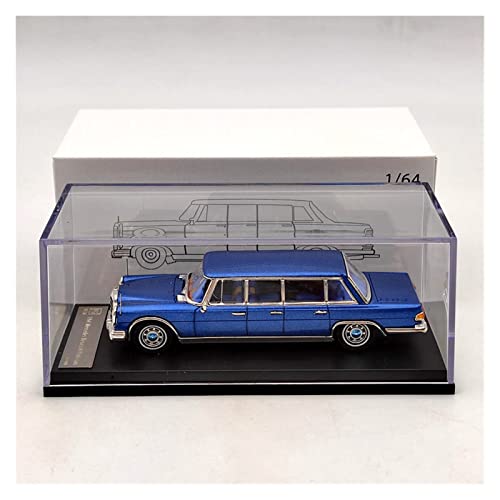 DZYWL Kits Modelos Coches Clásicos 1:64 For Mercedes-Benz Pullman 600 Convertible 1966 Modelo De Coche De Aleación Estática Colección De Adultos Regalo Manualidades De Juguete Regalo Amor Vacaciones