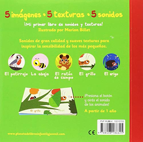 El jardín. Toca y escucha (Libros de texturas y sonidos)