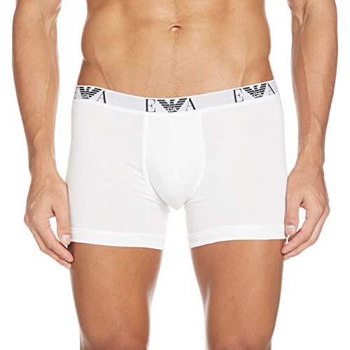 Emporio Armani 111284 Boxer, Hombre, Blanco (White), M