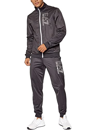 Emporio Armani EA7 - Chándal para hombre de poliéster 3LPV76 PJCNZ Color y talla a elegir, Negro , L