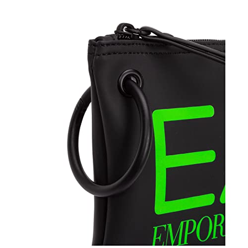 Emporio Armani EA7 hombre neceser black - green fluo logo