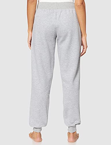 Emporio Armani Iconic Terry Pantalones de Chándal, Mujer, Gris Claro, L