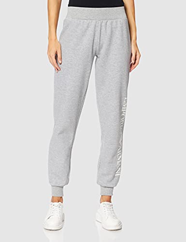 Emporio Armani Iconic Terry Suéter + Pantalones, Mujer, Gris Claro, L