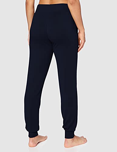 Emporio Armani Underwear Pants with Cuffs Signature Logo Pantalón Deporte, Marine, XL para Mujer