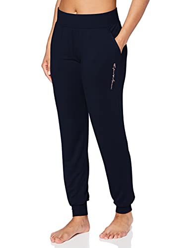 Emporio Armani Underwear Pants with Cuffs Signature Logo Pantalón Deporte, Marine, XL para Mujer