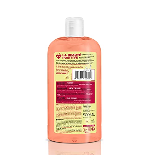 ENERGIE FRUIT | Gel de ducha pH neutro | Vainilla y aceite de buriti BIO | Vegano | 500 ml