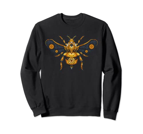 Engranajes mecánicos accionados por vapor Steampunk Bee Sudadera