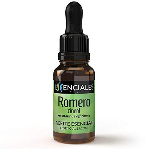 Essenciales - Aceite Esencial de Romero Cineol, 100% Puro, 30 ml | Aceite Esencial Rosmarinus Officinalis