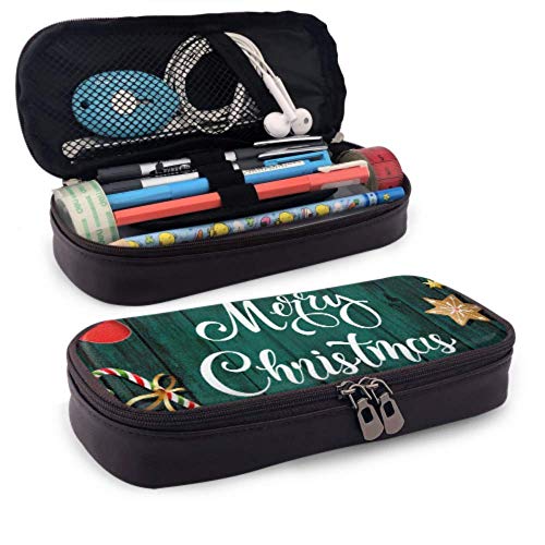 Estuche para lápices - Diseño de venta de Navidad Composición de Pointia Estuche para lápices de alta capacidad Organizador de papelería Estuche para maquillaje de viaje multifunción, Estuche para lá