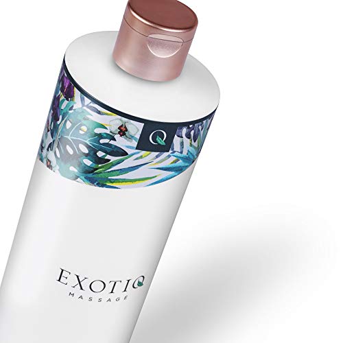 Exotiq Calentamiento Cuerpo a Cuerpo Aceite Masaje (500ml - 17oz) - con un Efecto de Calentamiento para un Masaje Erótico – Perfecto para un Masaje de Aceite Caliente; Suave, Duradero, Nutritiva