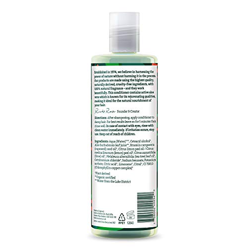 Faith in Nature Acondicionador Natural de Aloe Vera, Rejuvenecedor, Vegano y No Testado en Animales, sin Parabenos ni SLS, para Cabello de Normal a Seco, 400 ml