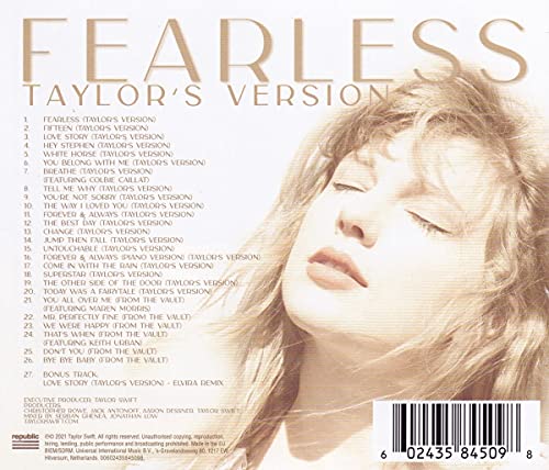 Fearless (Taylor's Version) (CD)