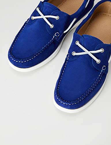 find. Amz038_Leather Náuticos, Electric Blue, 44