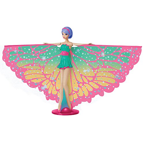 Flying Fairy - Hada voladora Brillantina con pelo morado (Bizak 61925817)