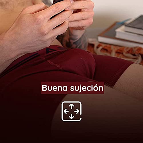 FM London - Calzoncillos bóxer para hombre, bambú, supersuaves, sin etiquetas, ajuste elástico, ecológicos, 5 unidades