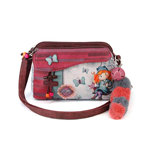 Forever Ninette Forever Ninette Swing-Sac à Bandoulière Muffin Bolso Bandolera 26 Centimeters Multicolor (Multicolour)