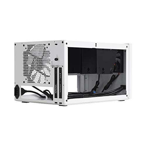 Fractal Design Node 304 - Caja de Ordenador de sobremesa (2 x USB 3.0, 1300 RPM, 3.5"), Blanco y Negro