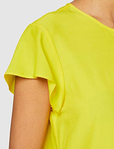 French Connection 72QAO Camisa, Bright Daffodil, Large para Mujer