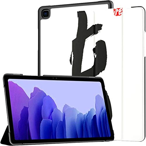 Funda Galaxy A7 Caligrafía jeroglífica Que traducción Funda roja Pura para Compatible Samsung Galaxy Tab A7 10,4 Pulgadas 2020 Funda Protectora con Soporte Funda Compatible Samsung A7 Folio Funda Fu