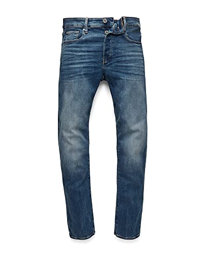 G-STAR RAW, hombres Jeans 3301 Slim , Azul (vintage medium aged 8968-2965), 32W / 32L