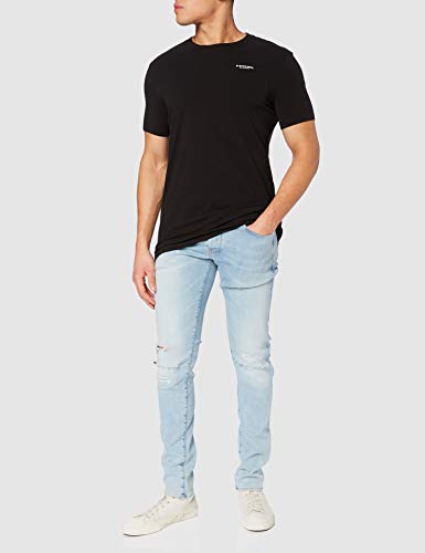 G-STAR RAW Slim Base Camiseta, Dk Black C723-6484, S para Hombre