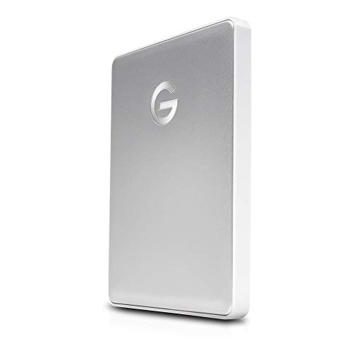 G-Technology G-Drive Mobile USB-C - Disco Duro Portátil, 1 TB, Plateado