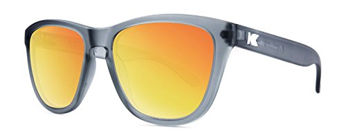 Gafas de sol Knockaround Premium Frosted Grey / Red Sunset Polarizadas